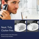 Men Beards Shaving Apron with Suction Cup – Home & Salon Beard Cape - Image 5