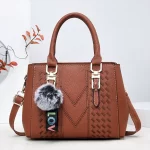 Embroidery Women Leather Handbags - Image 5