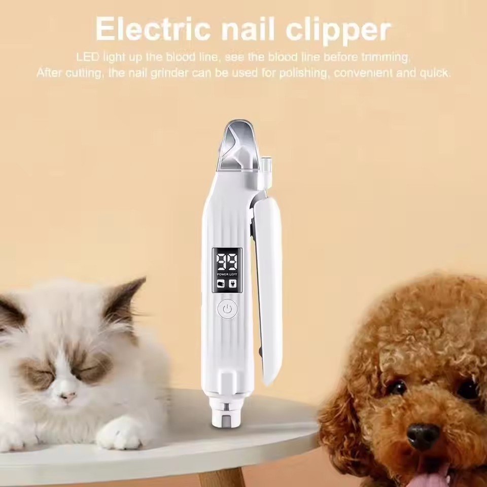 Pet Nail Grinder & Clipper – Safe & Painless Nail Trimming Tool for Dogs & Cats (2) Pet Nail Grinder & Clipper – Safe & Painless Nail Trimming Tool for Dogs & Cats - Image 3