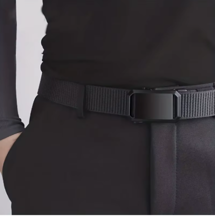 Automatic Buckle Canvas Belt for Men