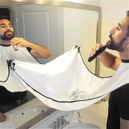 Make your shaving routine cleaner and more convenient with this innovative beard apron – no more mess, just a perfect shave! 🪒✨
