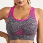 Seamless Sports Bra for Women – Shockproof Gym, Yoga & Fitness Crop Top