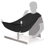 Men Beards Shaving Apron with Suction Cup – Home & Salon Beard Cape