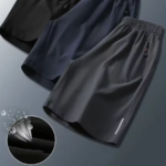 Summer Men Shorts Ice Silk Running Gym Sport Shorts Quick Dry